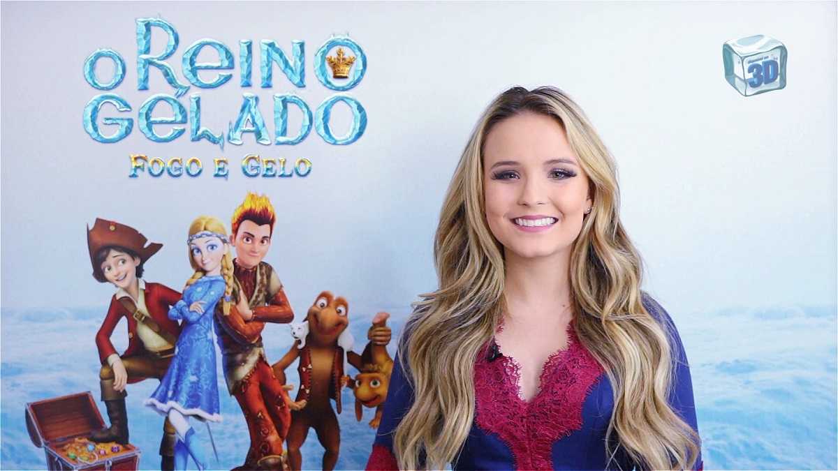 Lari Manoela, João Guil e Lipe Volpato estão dublando o filme O Reino  Gelado juntos